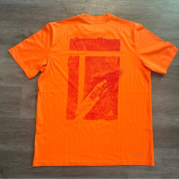 Adidas Aeroready Orange Athletic T-Shirt - Picture 3 of 8